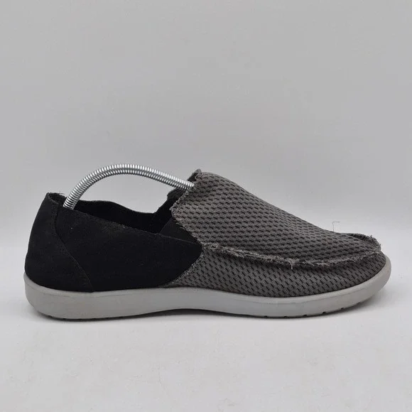 Crocs Shoes Mens Size 11 Gray Mesh Slip On Loafers Casual Lightweight Comfort - Picture 2 of 10